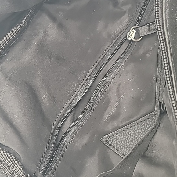 Kenneth Cole Reaction black pleather backpack bag main image 4